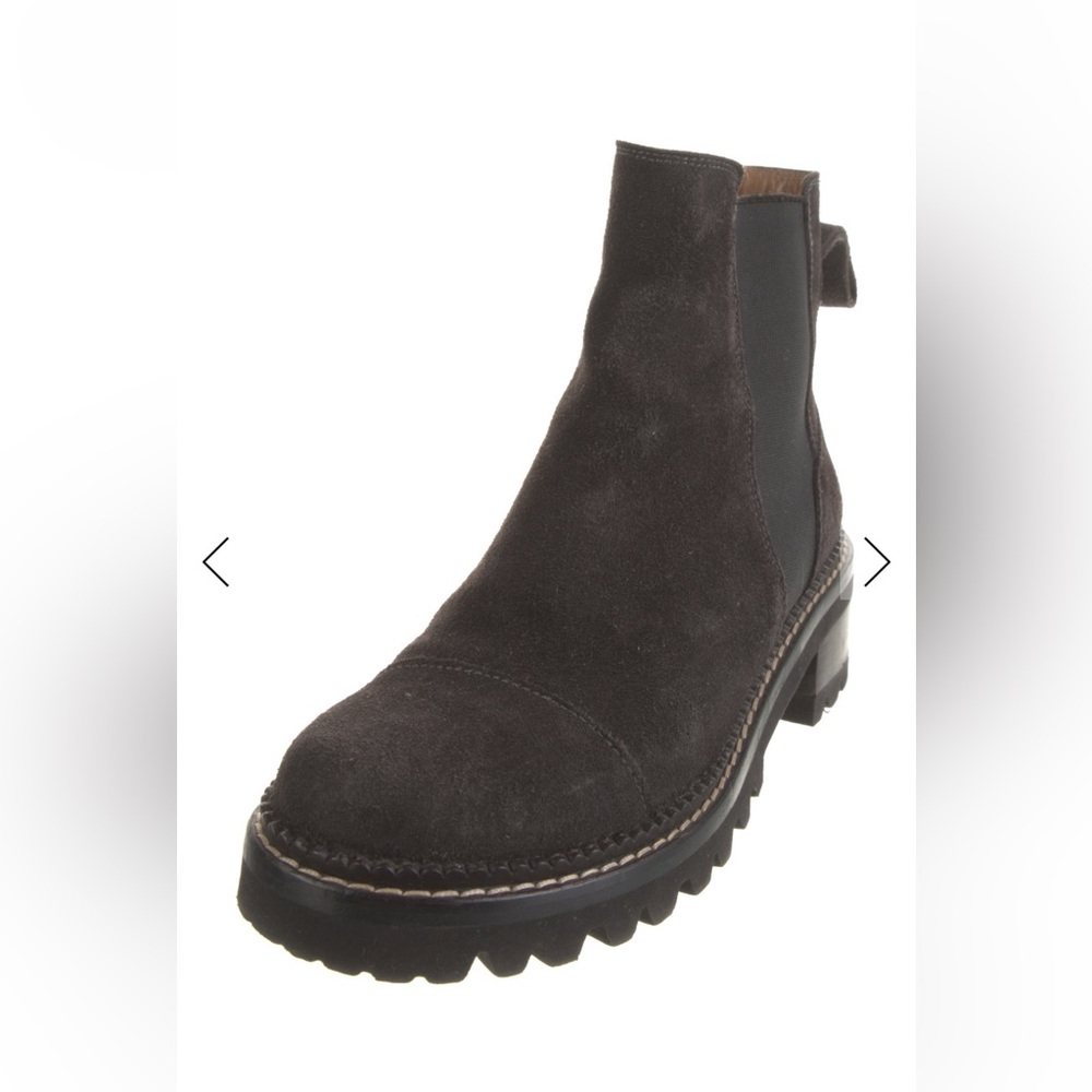 See By Chloe Black Suede Ankle Booties